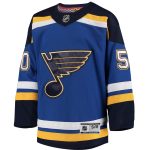 youth jordan binnington blue st. louis blues home premier player jersey – San Jose Sharks Jerseys and Headwear Collection