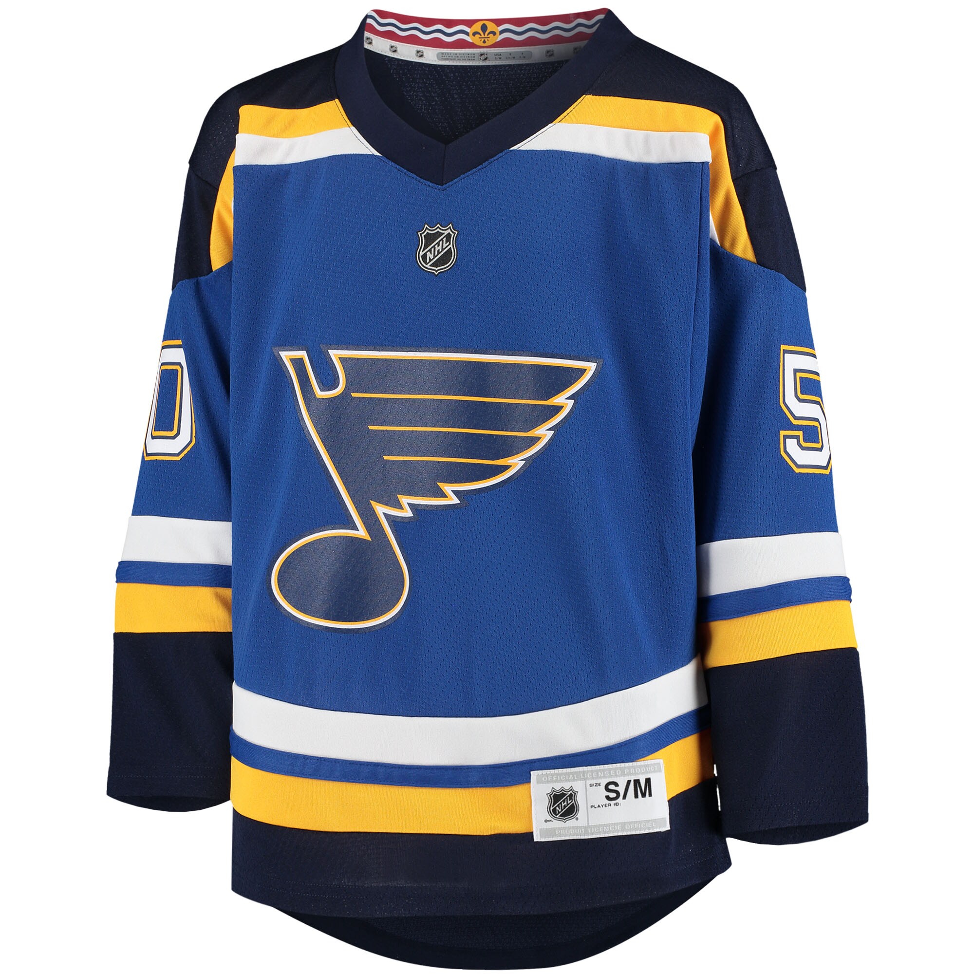 youth jordan binnington blue st. louis blues home replica player jersey – San Jose Sharks Jerseys and Headwear Collection