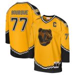 youth mitchell amp ness ray bourque gold boston bruins 1996-97 blue line captain patch player jersey – San Jose Sharks Jerseys and Headwear Collection