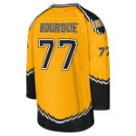 youth mitchell amp ness ray bourque gold boston bruins 1996-97 blue line captain patch player jersey – San Jose Sharks Jerseys and Headwear Collection