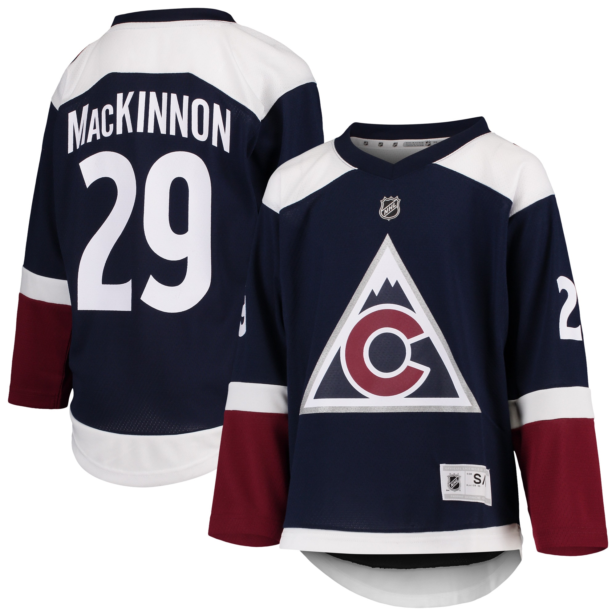 youth nathan mackinnon navy colorado avalanche alternate replica player jersey – San Jose Sharks Jerseys and Headwear Collection