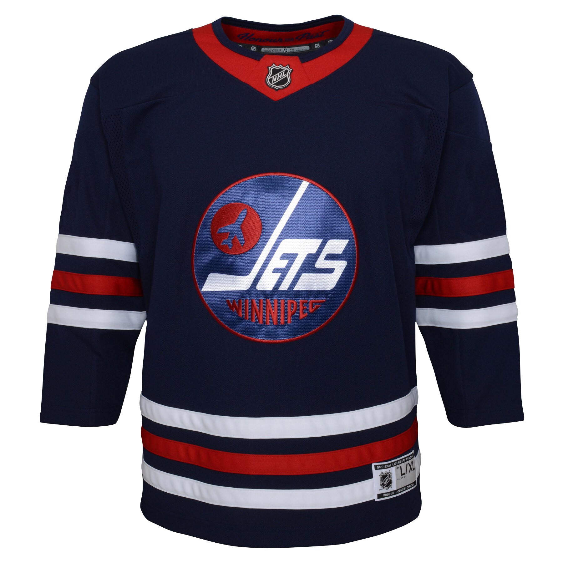 youth navy winnipeg jets 202122 alternate premier jersey – San Jose Sharks Jerseys and Headwear Collection