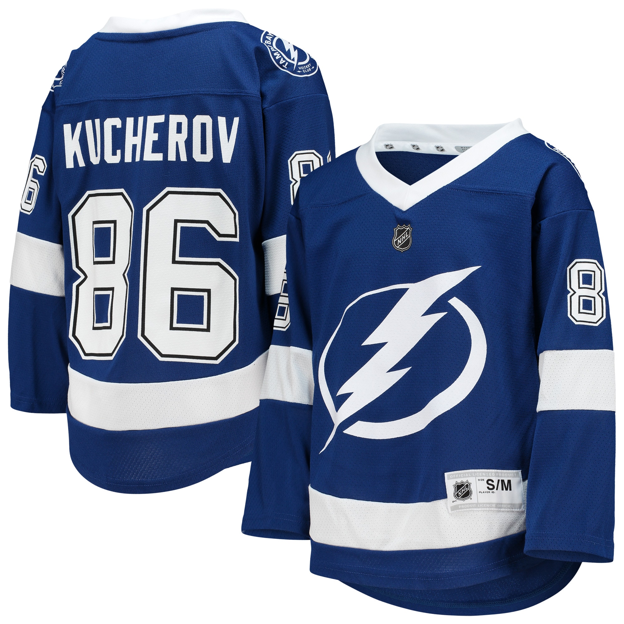 youth nikita kucherov blue tampa bay lightning home replica player jersey – San Jose Sharks Jerseys and Headwear Collection
