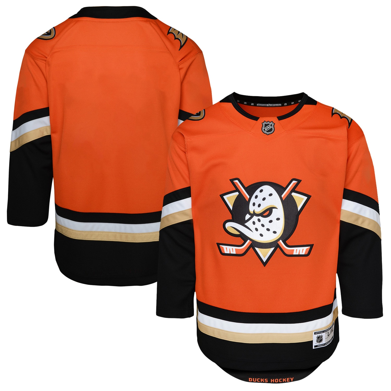 youth orange anaheim ducks home premier jersey – San Jose Sharks Jerseys and Headwear Collection