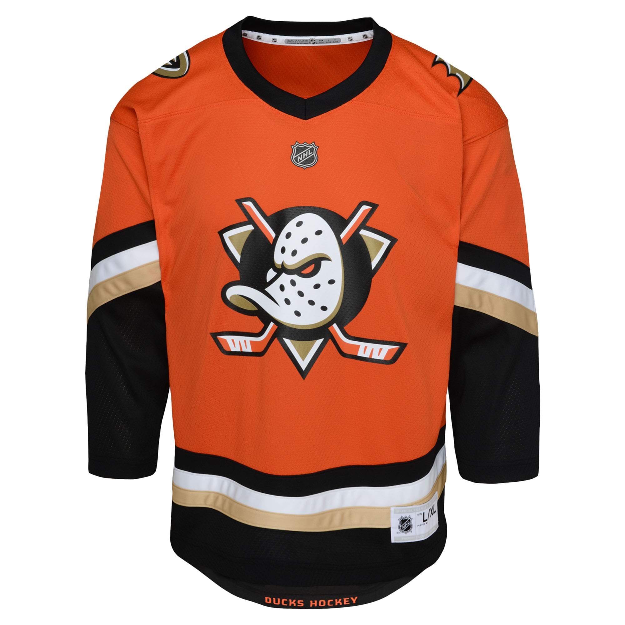 youth orange anaheim ducks home replica jersey – San Jose Sharks Jerseys and Headwear Collection