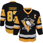 youth sidney crosby black pittsburgh penguins captain patch home replica player jersey – San Jose Sharks Jerseys and Headwear Collection