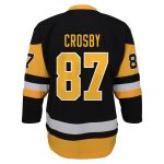 youth sidney crosby black pittsburgh penguins captain patch home replica player jersey – San Jose Sharks Jerseys and Headwear Collection