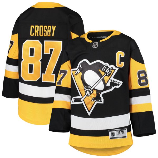youth sidney crosby black pittsburgh penguins premier player jersey – San Jose Sharks Jerseys and Headwear Collection