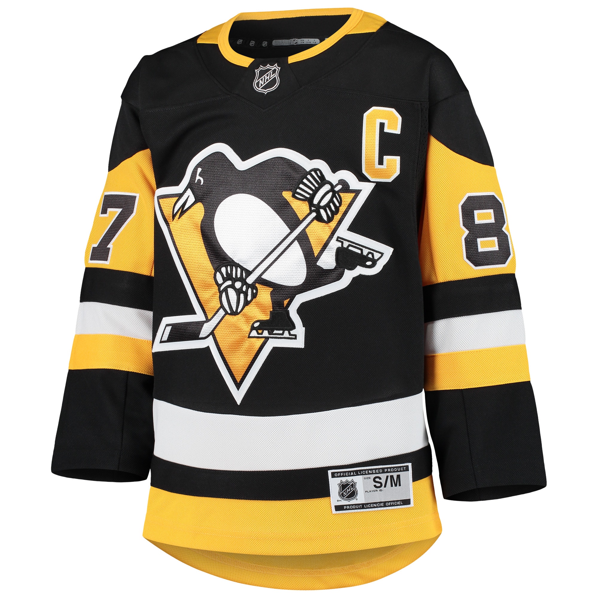 youth sidney crosby black pittsburgh penguins premier player jersey – San Jose Sharks Jerseys and Headwear Collection