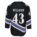 youth tom wilson black washington capitals alternate 50th anniversary premier player jersey – San Jose Sharks Jerseys and Headwear Collection
