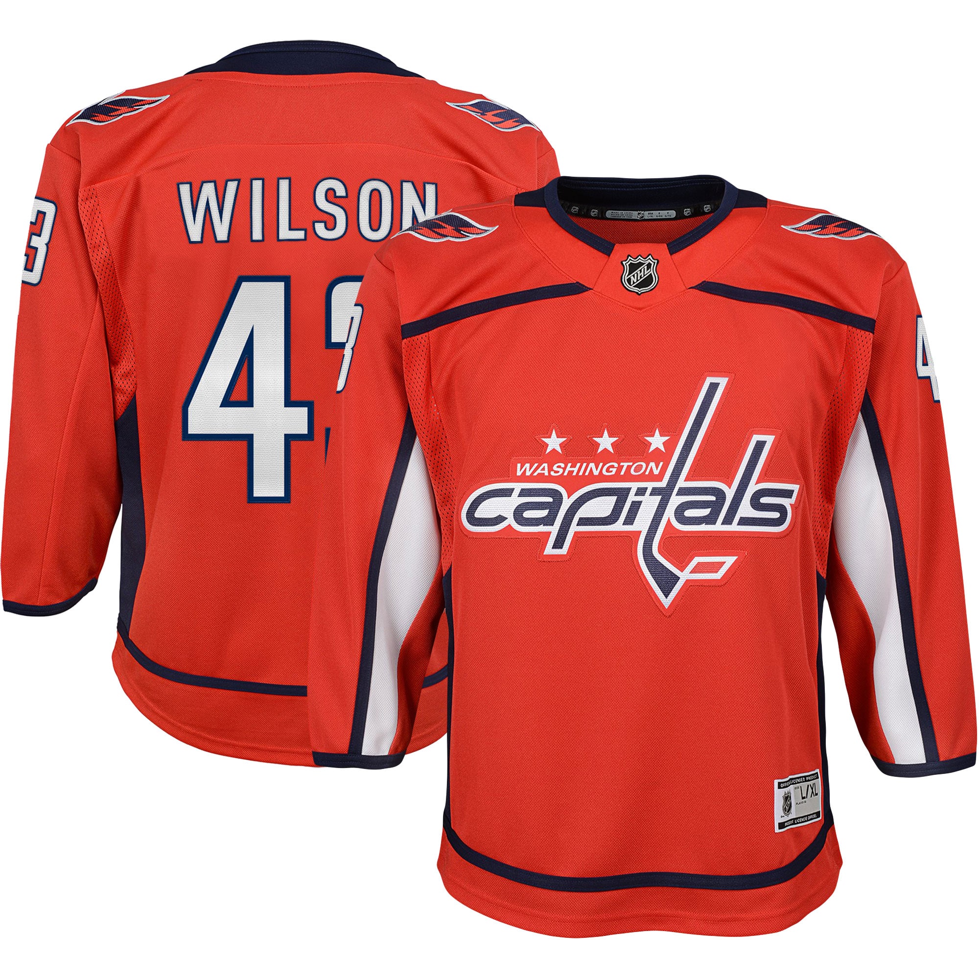 youth tom wilson red washington capitals 202223 premier player jersey – San Jose Sharks Jerseys and Headwear Collection