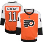 youth travis konecny burnt orange philadelphia flyers home replica player jersey – San Jose Sharks Jerseys and Headwear Collection