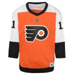 youth travis konecny burnt orange philadelphia flyers home replica player jersey – San Jose Sharks Jerseys and Headwear Collection