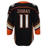 youth trevor zegras black anaheim ducks home premier player jersey – San Jose Sharks Jerseys and Headwear Collection