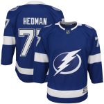youth victor hedman blue tampa bay lightning home premier player jersey – San Jose Sharks Jerseys and Headwear Collection