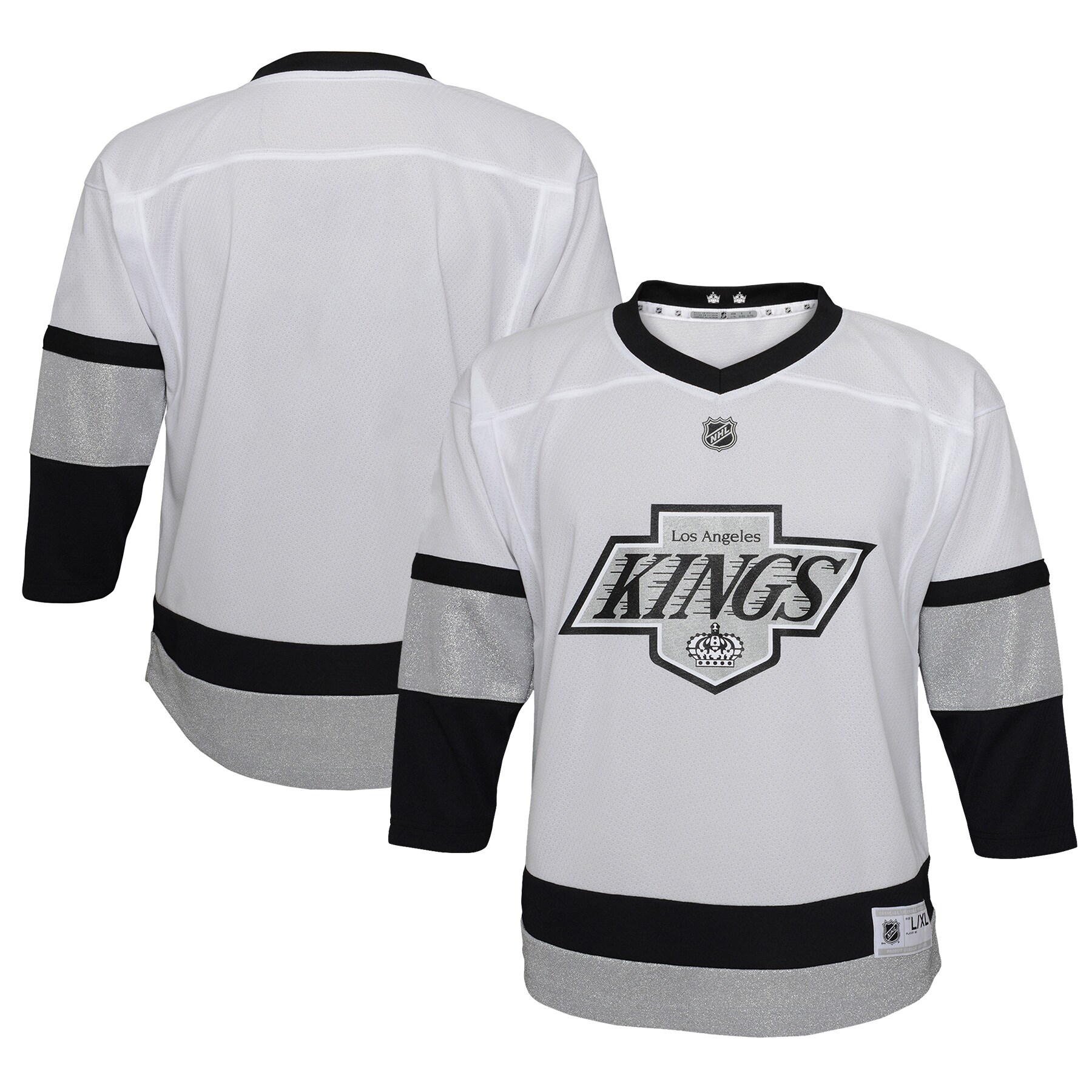 youth white los angeles kings 202122 alternate replica jersey – San Jose Sharks Jerseys and Headwear Collection