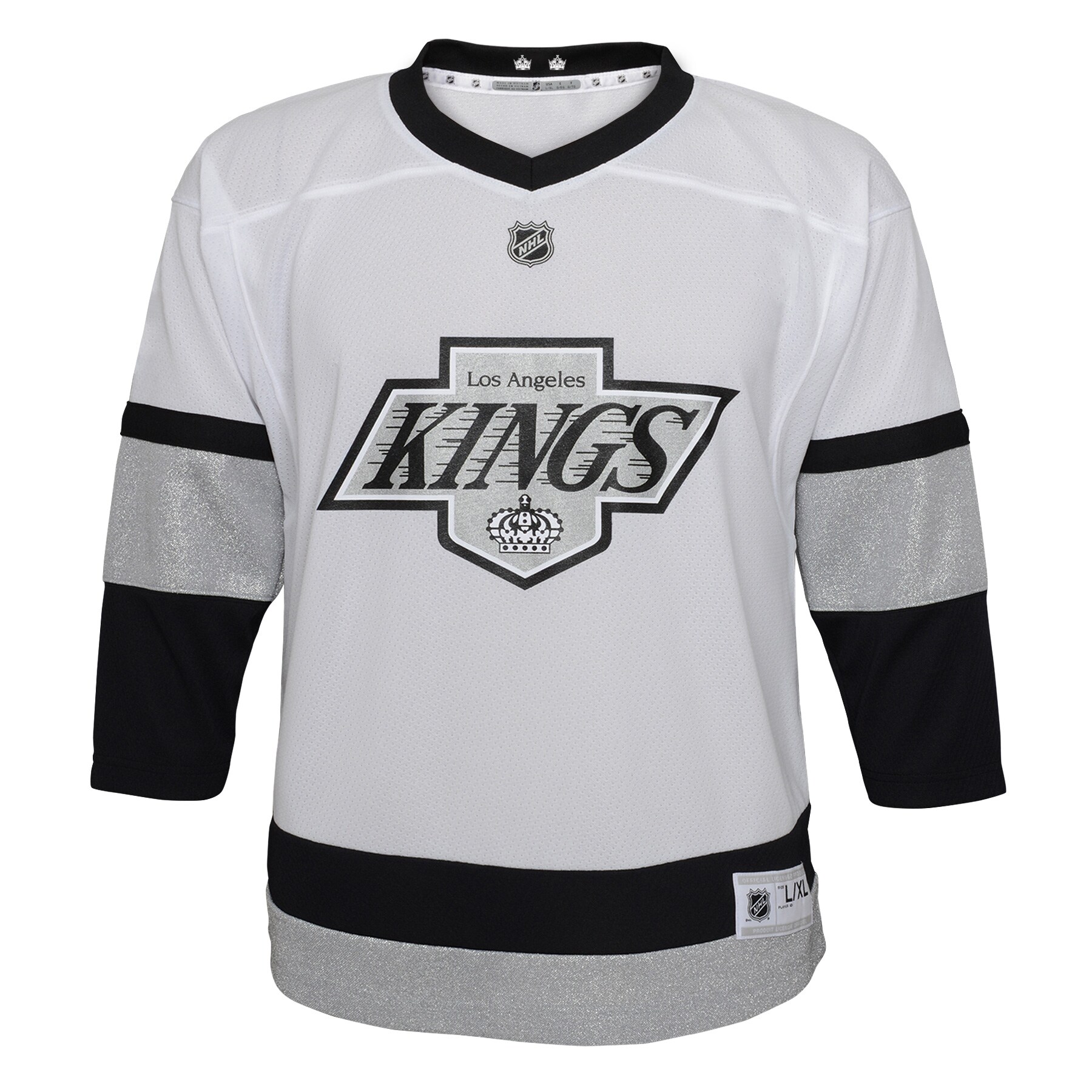 youth white los angeles kings 202122 alternate replica jersey – San Jose Sharks Jerseys and Headwear Collection