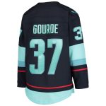 youth yanni gourde deep sea blue seattle kraken home premier player jersey – San Jose Sharks Jerseys and Headwear Collection